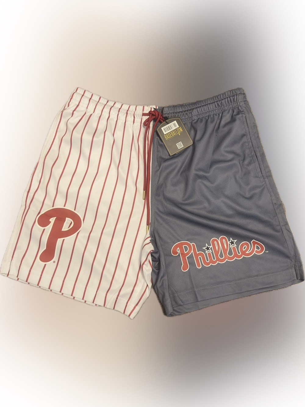 Baseballism Philadelphia Phillies Home/Away Jersey Mesh Shorts